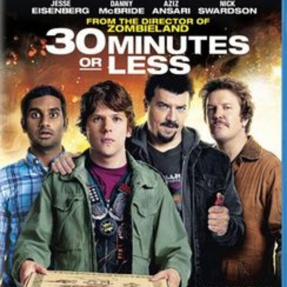30 Minutes Or Less Blu Ray Comedy Jesse Eisenberg Danny McBride Sony Pictures - Picture 4 of 4